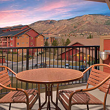 WorldMark Steamboat Springs Resort — Sample suite balcony
