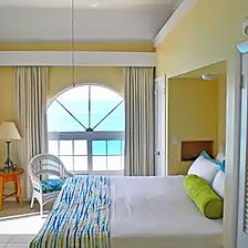 King bed in master