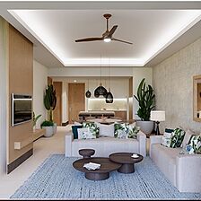 Vidanta Legacy Resort - Riviera Maya — Sample living area