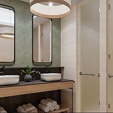 Vidanta Legacy Resort - Riviera Maya — Sample bathroom