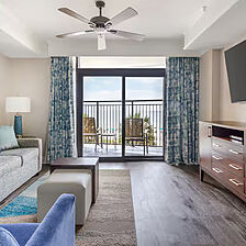 Hilton Grand Vacations at Anderson Ocean Club — Sample living room