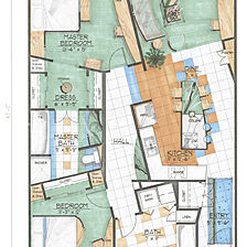 Midtown Village — - Euro Two Bedroom Floor Plan
