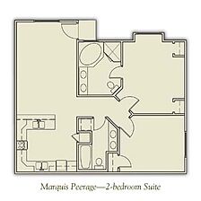 Henley Manor — - Two-Bedroom Floor Plan
