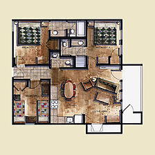 The Inn of the Seventh Mountain — Condo Model: ASPEN