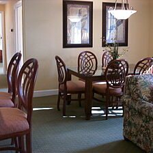 Royal Dunes Resort — Living/Dining Room