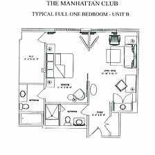 The Manhattan Club — Sample Floor Plan