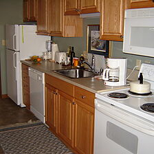 The Inn at Otter Crest — Sample unit kitchen
