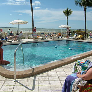 Windward Passage Resort — Pool with Beach View