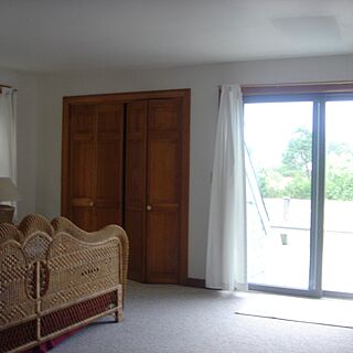 Tristram's Landing — Master Bedroom open to patio