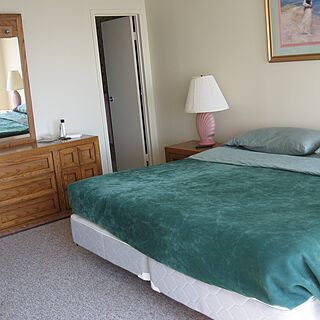 The Colony — Sample unit master bedroom