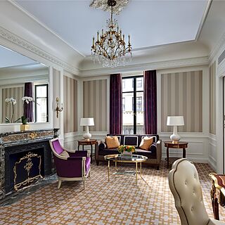 The St. Regis Residence Club &mdash; Sample unit living area