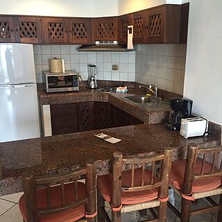 Buganvilias Resort Vacation Club — Sample unit kitchen