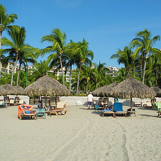 Playa Royale Residence Club — Palapas on the beach