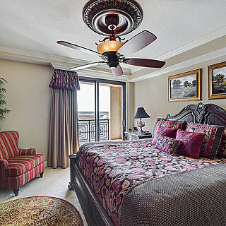 Emerald Grande at HarborWalk Village — Sample unit bedroom