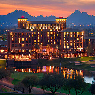 The Westin Kierland Villas &mdash; Resort Grounds at Sunset With Mountain View