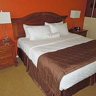 Villas de Santa Fe — Sample unit bedroom with king-bed