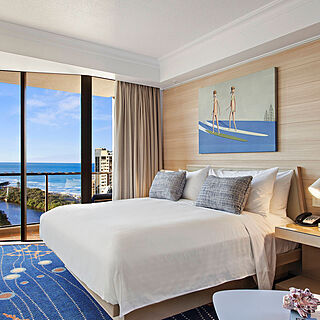 Marriott Vacation Club at Surfers Paradise — Sample unit bedroom