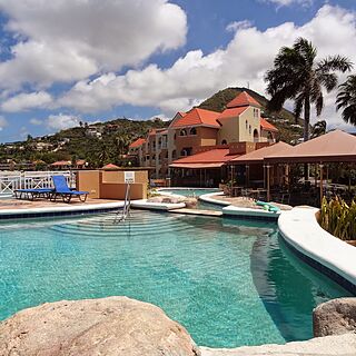 Divi Little Bay Beach & Racquet Club — The main pool
