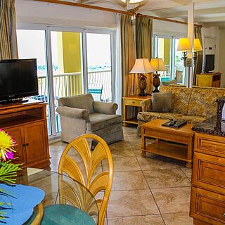 Coral Reef Beach Resort — Sample Living Area
