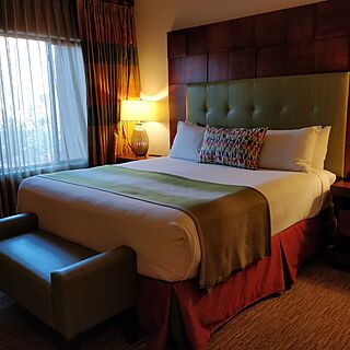 Hyatt Pinon Pointe — Sample Master bedroom in one- and two-bedroom units
