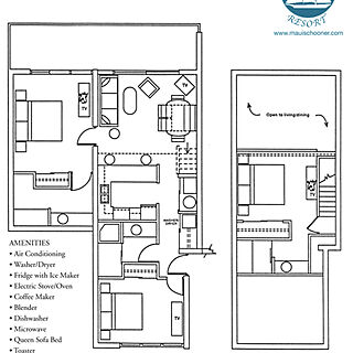 Maui Schooner — Three-Bedroom Floorplan
