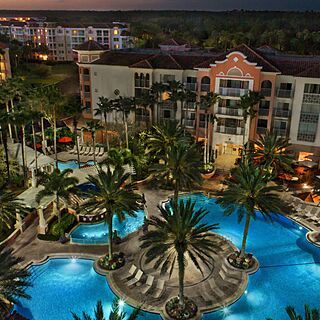 Marriott's Grande Vista &mdash; Pool View at Night