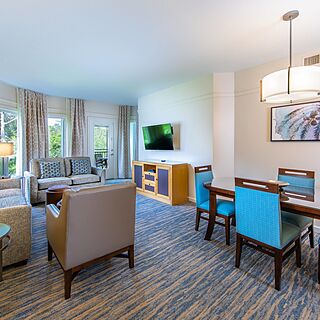 Marriott's Cypress Harbour Villas — Sample Living Area