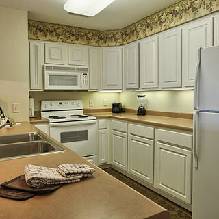 The Surrey Grand Crowne Resort and Country Club — Sample unit kitchen