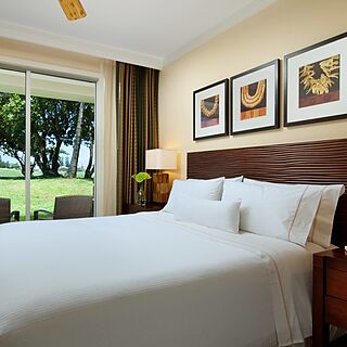 Westin Princeville Ocean Resort Villas — Sample Bedroom With Attached Balcony