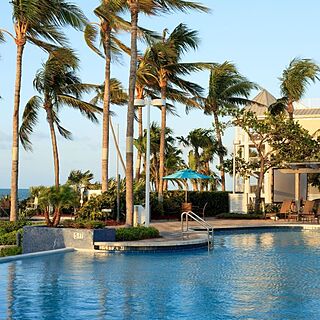 Hyatt Windward Pointe Resort — Pool Area With Loungers and Umbrellas