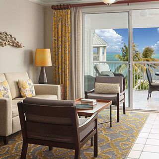 Hyatt Windward Pointe Resort — Sample Living Area With Attached Balcony