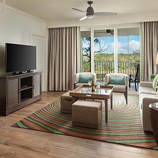 Hyatt Vacation Club At Coconut Cove — Sample Villa Living Area