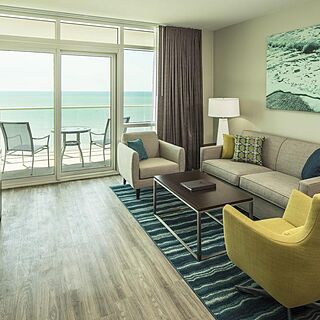 Ocean 22 by Hilton Grand Vacations — Sample Living Area