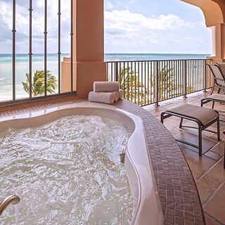 Royal Haciendas — Sample Balcony With Whirlpool Spa