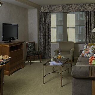 The Manhattan Club — Sample Living Area
