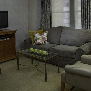 The Manhattan Club — Sample Living Area