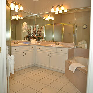 French Quarter — Sample unit master bathroom