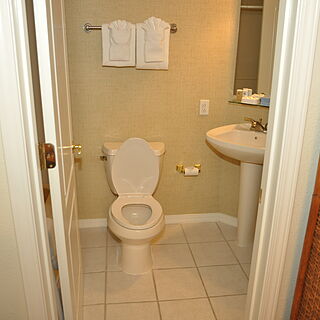 French Quarter — Sample unit bathroom