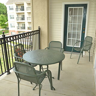 French Quarter — Sample unit balcony