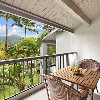 Hanalei Bay Resort — Sample Balcony