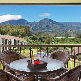 Hanalei Bay Resort — Sample Balcony