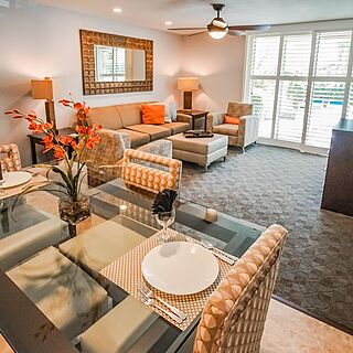 Palm Springs Tennis Club — Sample Dining Area