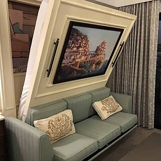 Disney's Riviera Resort — Sample unit: pull-down bed