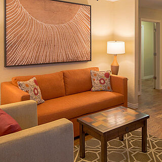 Casa del Mar Beach Resort — Sample Living Area
