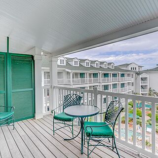Turtle Cay Resort — Sample Balcony