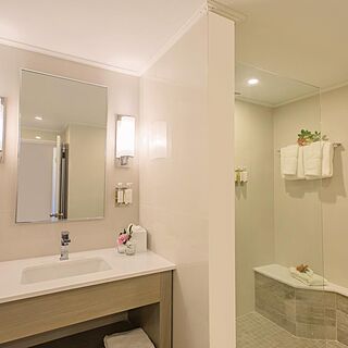 Bougainvillea Beach Resort — Sample Bathroom