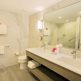 Bougainvillea Beach Resort — Sample Bathroom