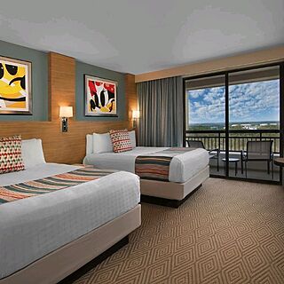Bay Lake Tower at Disney's Contemporary Resort &mdash; Sample Bedroom