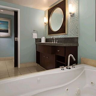 Bay Lake Tower at Disney's Contemporary Resort &mdash; Sample Bathroom