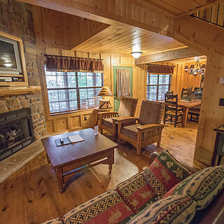 The Cabins at Green Mountain — Living Area